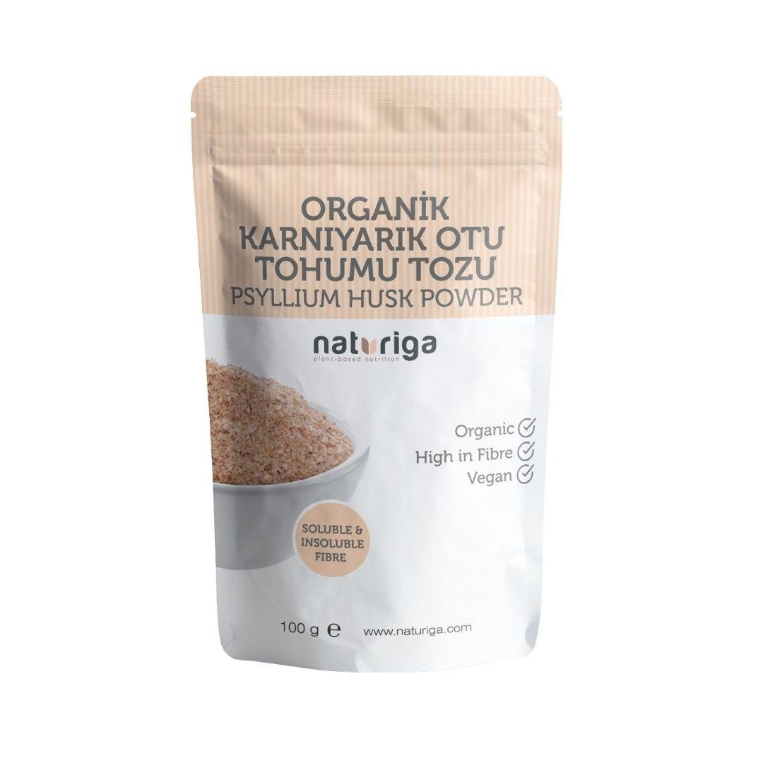 Naturiga Organik Psyllium Husk Tozu 100gr