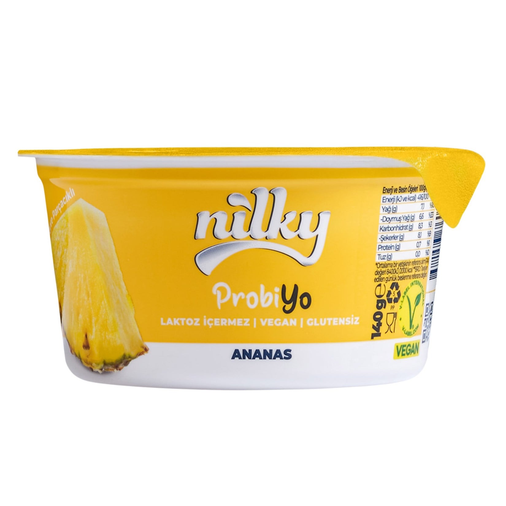Nilky Probiyo Meyveli Hindistan Cevizi Yoğurdu 140gr - Ananas