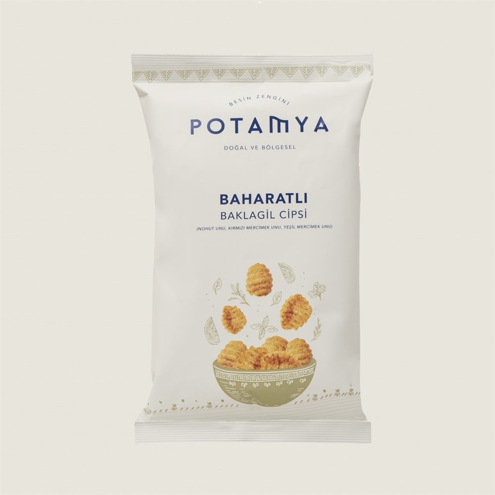 Potamya Baharatlı Baklagil Cipsi 50gr