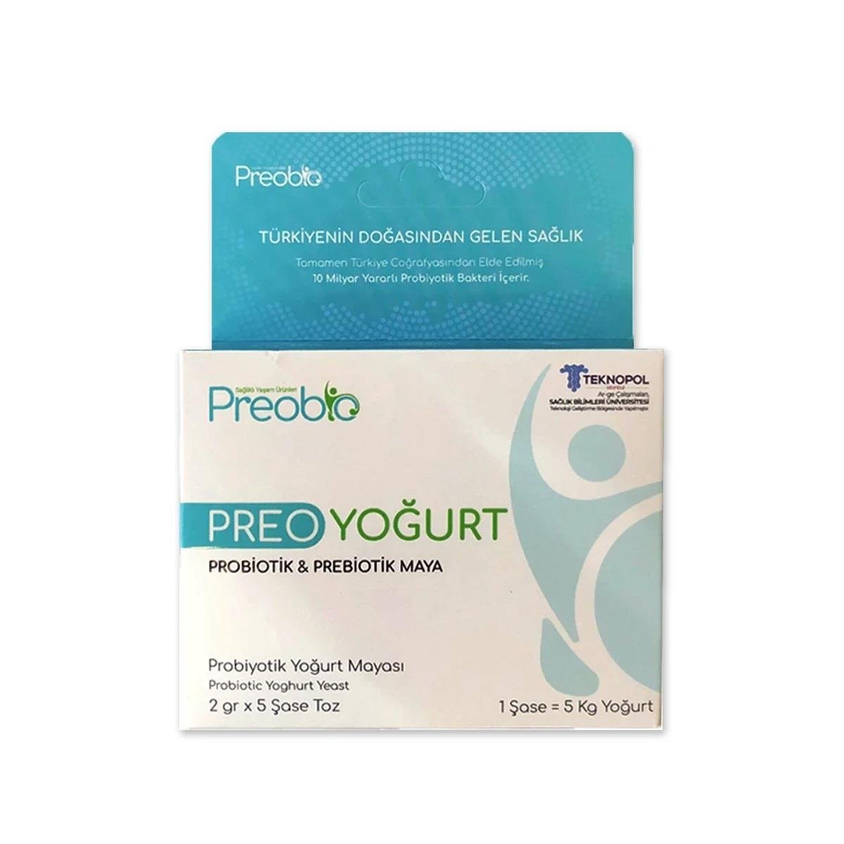 Preobio Vegan Yoğurt Mayası 2gr x 5 Şase