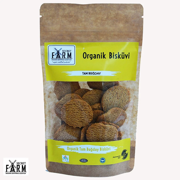 Organik Tam Buğday Bisküvi 100gr