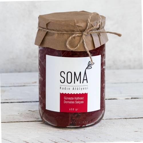 Güneşte Kurutulmuş Domates Salçası Katkısız Ev Yapımı 650gr