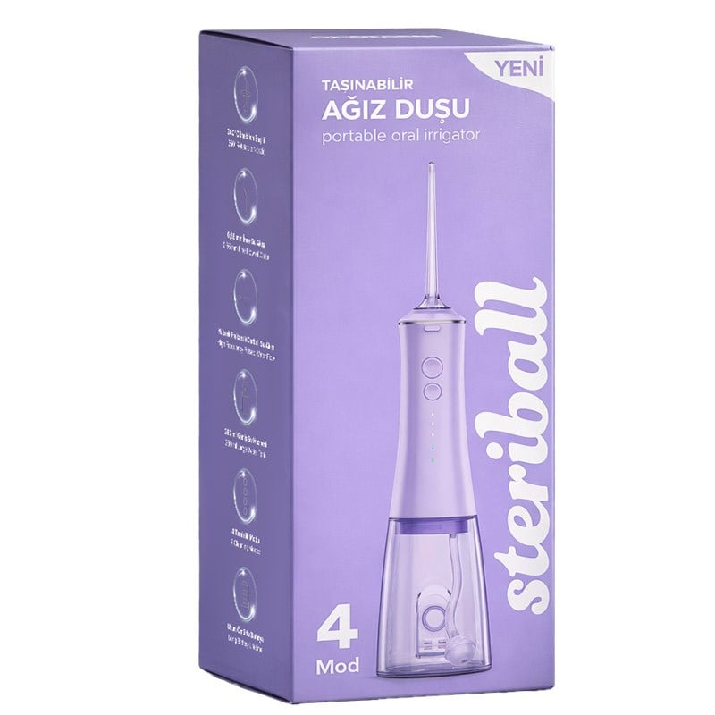 Steriball Oral Irrigator Ağız Duşu - Lila