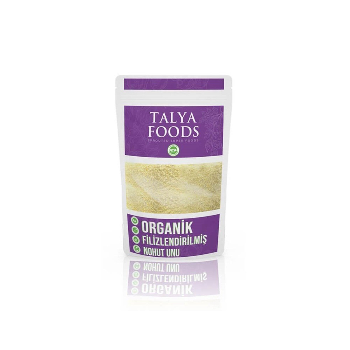 Organik Filizlenmiş Nohut Unu 500gr