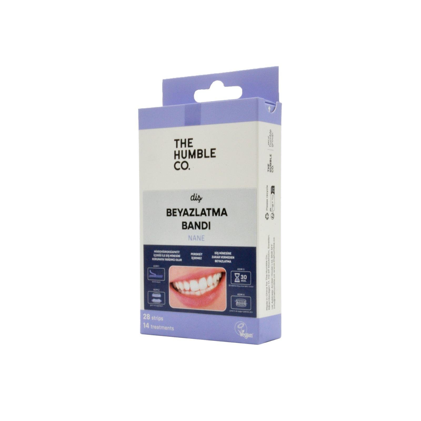 The Humble Co. Diş Beyazlatma Bandı - Fresh Mint - 28 Adet