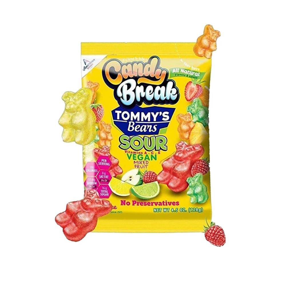 Tommy's Bears Vegan Jelibon 128gr - Tatlı Ekşili