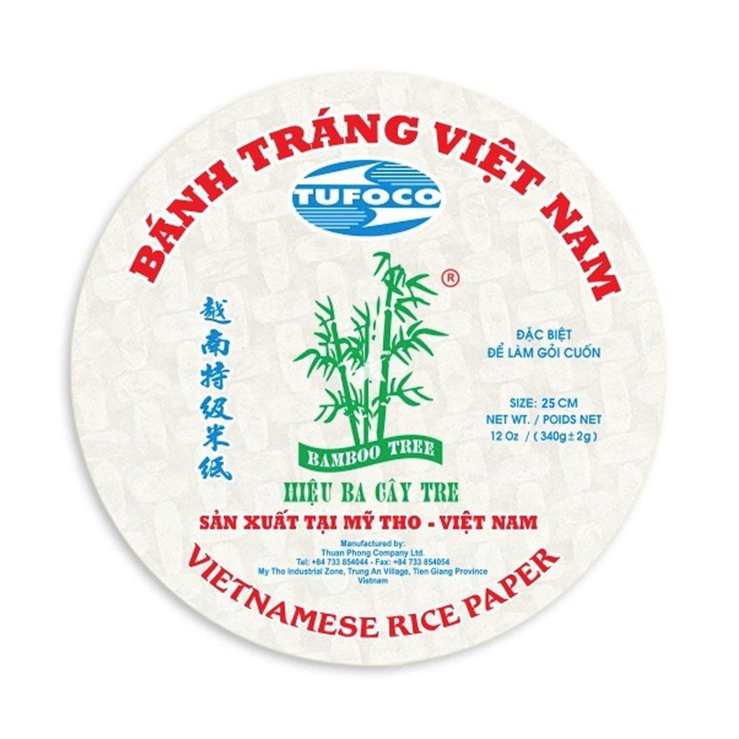 Tufoco Pirinç Yufkası - Spring Roll Wrapper 340gr