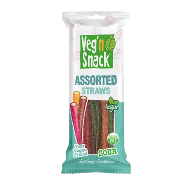 Veg'n Snack Gökkuşağı Yumuşak Şeker Çubukları 170gr