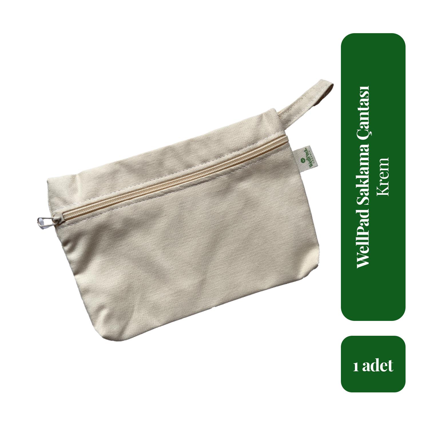 WellPad Organic Su ve Koku Geçirmez Çanta - Krem