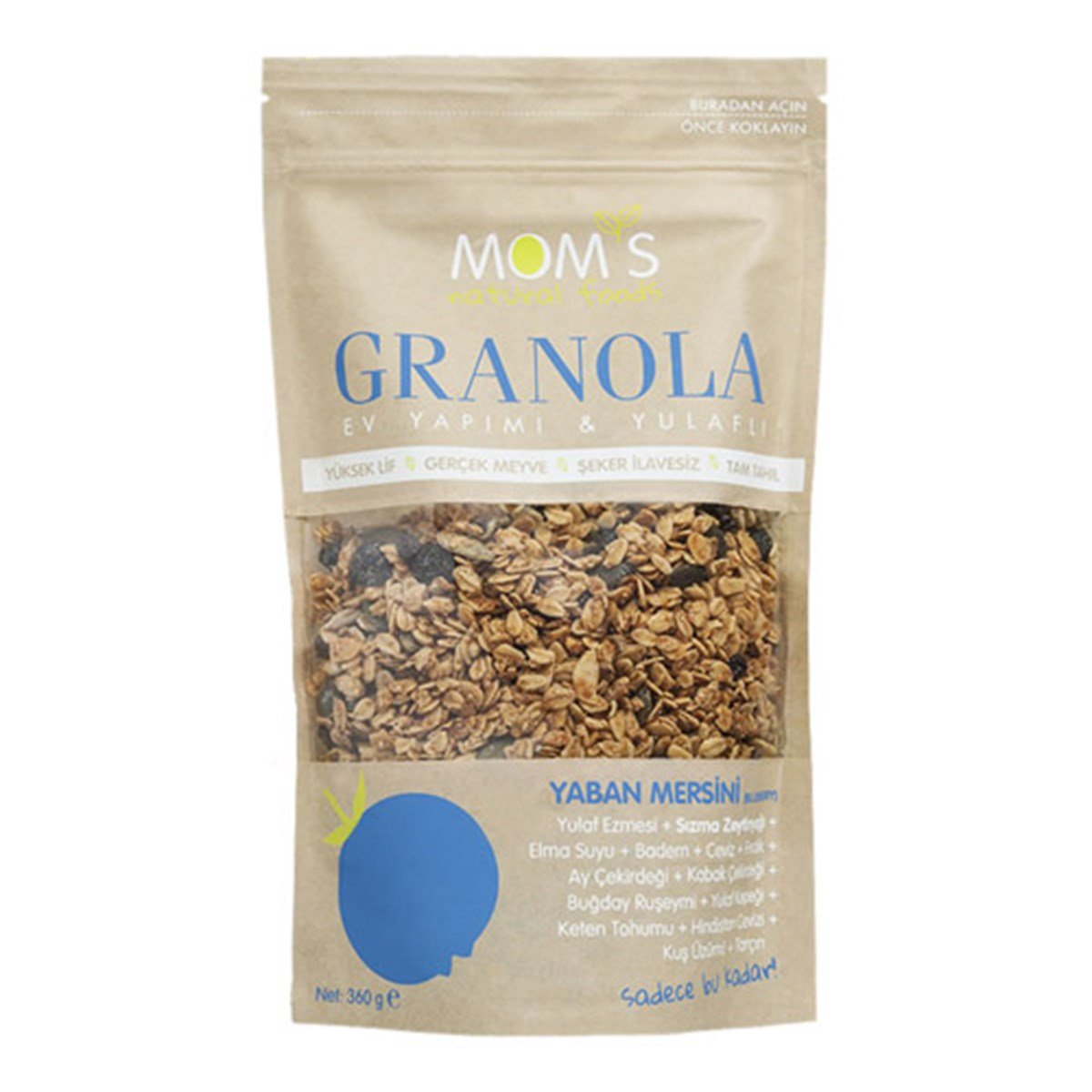 Yaban Mersinli Granola 360 gr