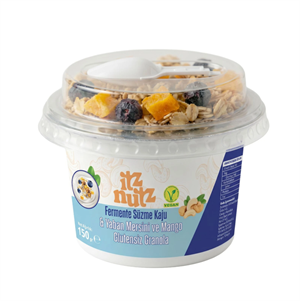 Itz Nutz Fermente Kaju Yoğurdu ve Glutensiz Yaban Mersini Mango Granola 150gr