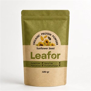 Leafor Organik Ayçekirdeği Protein Tozu 480gr