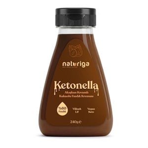 Naturiga Ketonella 240gr - Akışkan Kıvamlı Kakaolu Fındık Kreması