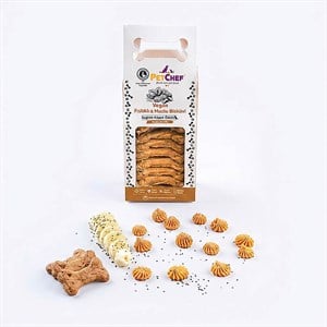 Fıstıklı ve Muzlu Kedi Köpek Ödül Bisküvisi 100gr