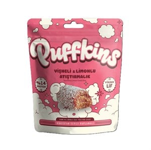 Puffkins Vişneli Limonlu Protein Atıştırmalık 75gr