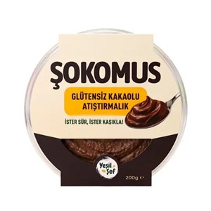 Yeşil Şef Şokomus Glütensiz Kakaolu Atıştırmalık 200gr