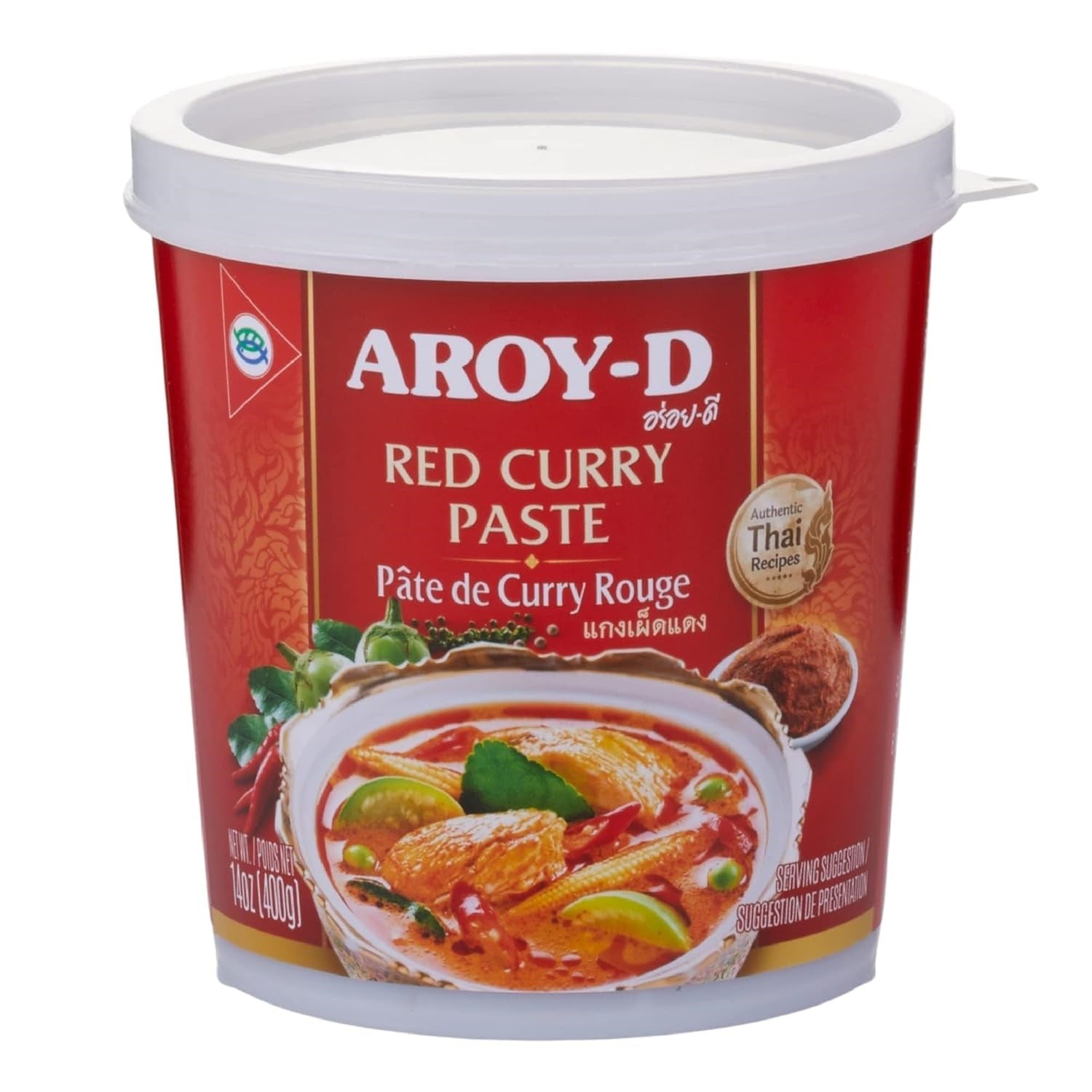 Aroy-D Red Curry Paste Kırmızı Köri Ezmesi 400gr