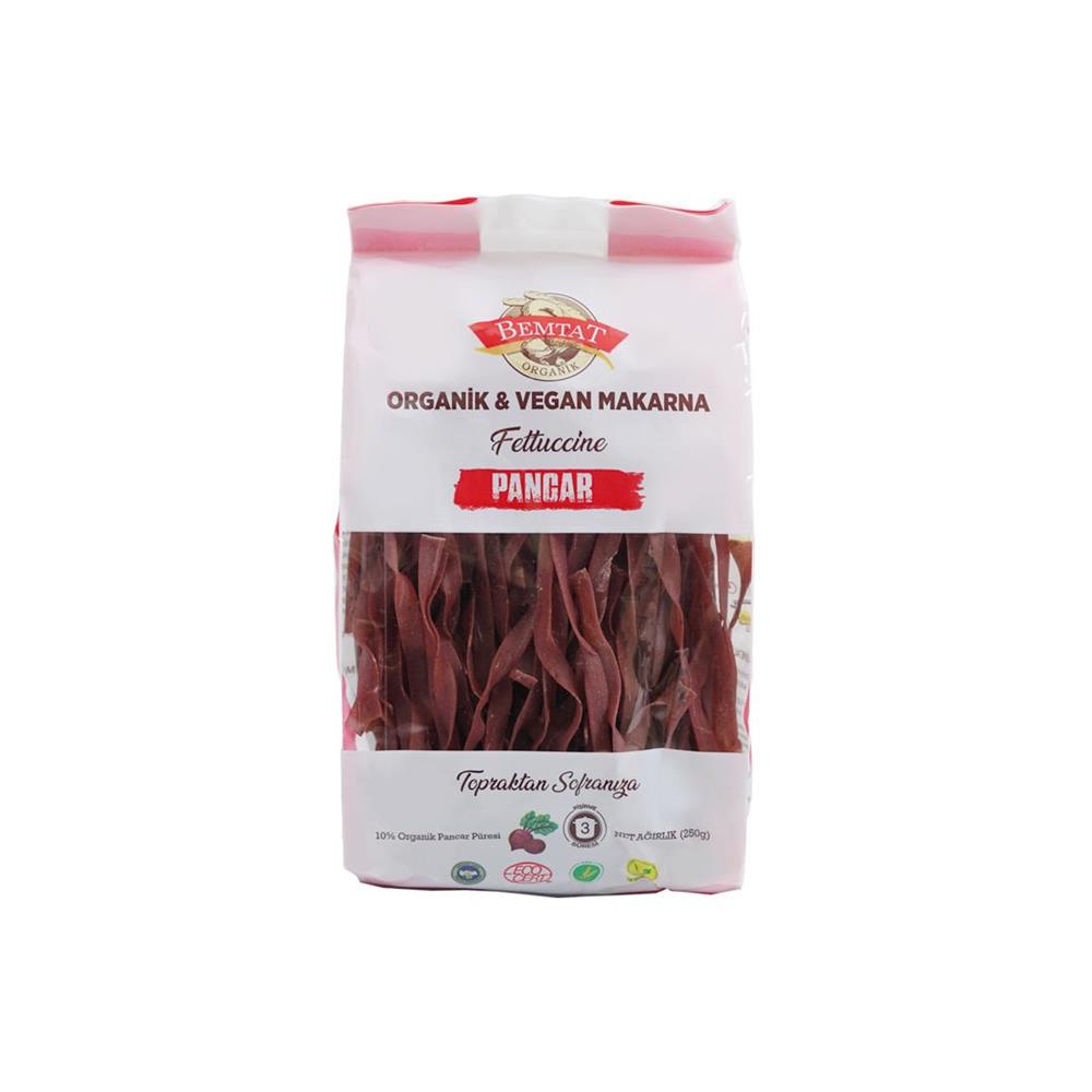 Organik Pancarlı Makarna - Fettuccine 250gr
