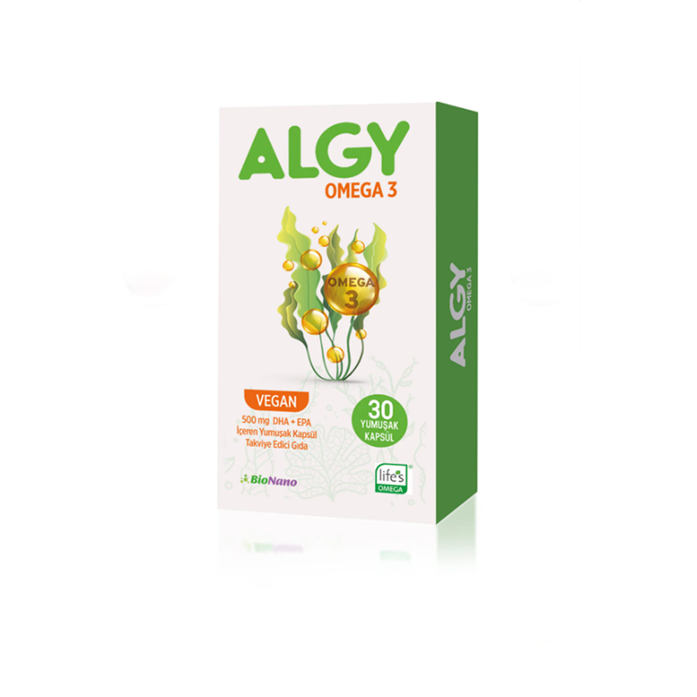 Bionano Algy Vegan Omega3 500mg - 30 Yumuşak Kapsül