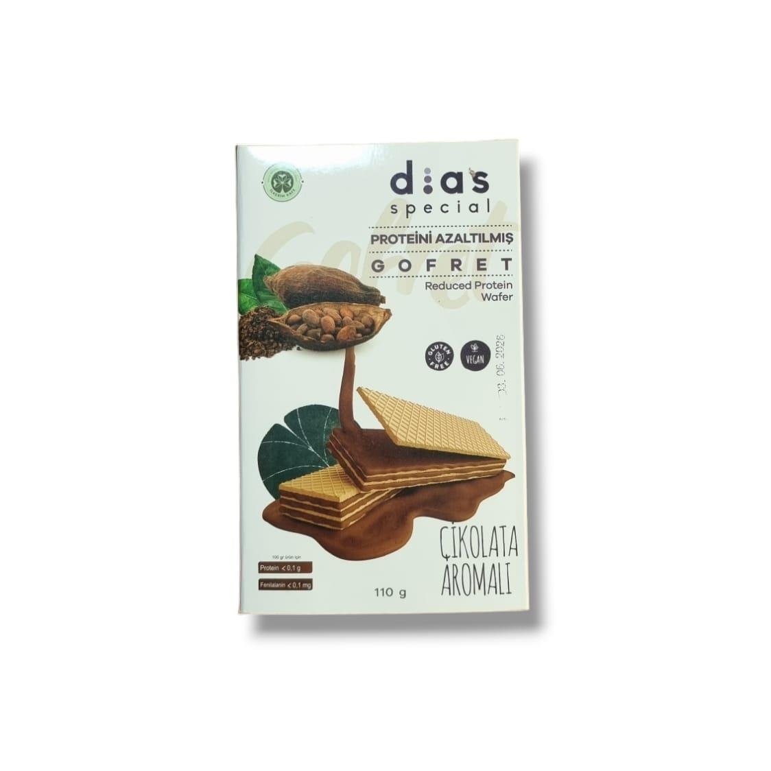 Dias Special Çikolatalı Vegan Gofret 110gr