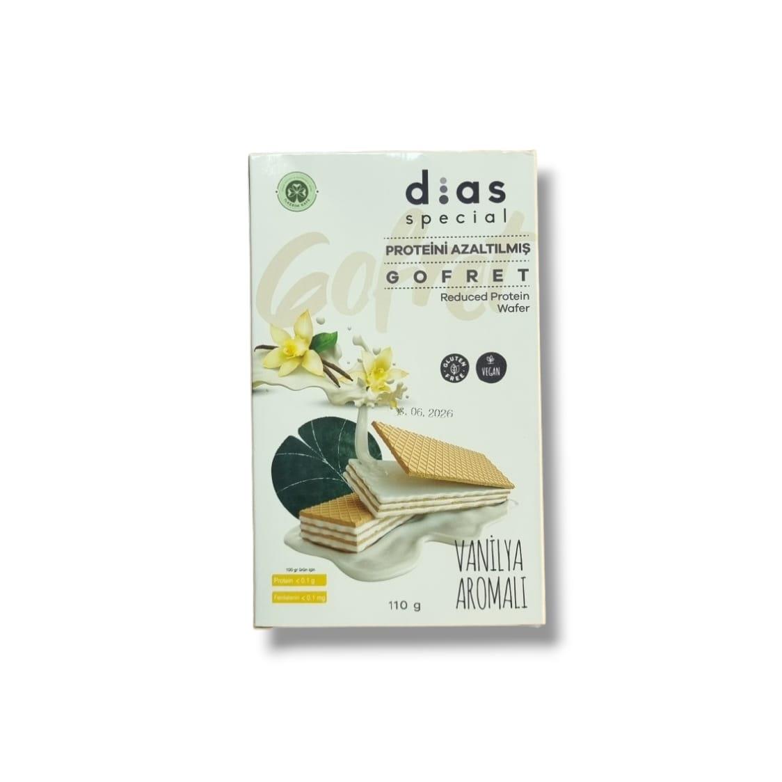 Dias Special Vanilyalı Vegan Gofret 110gr