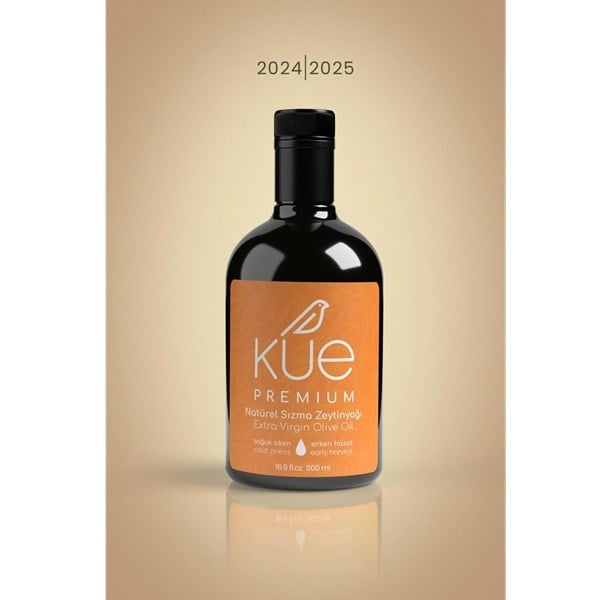 KUE Premium Erken Hasat Soğuk Sıkım Natürel Sızma Zeytinyağı 500ml