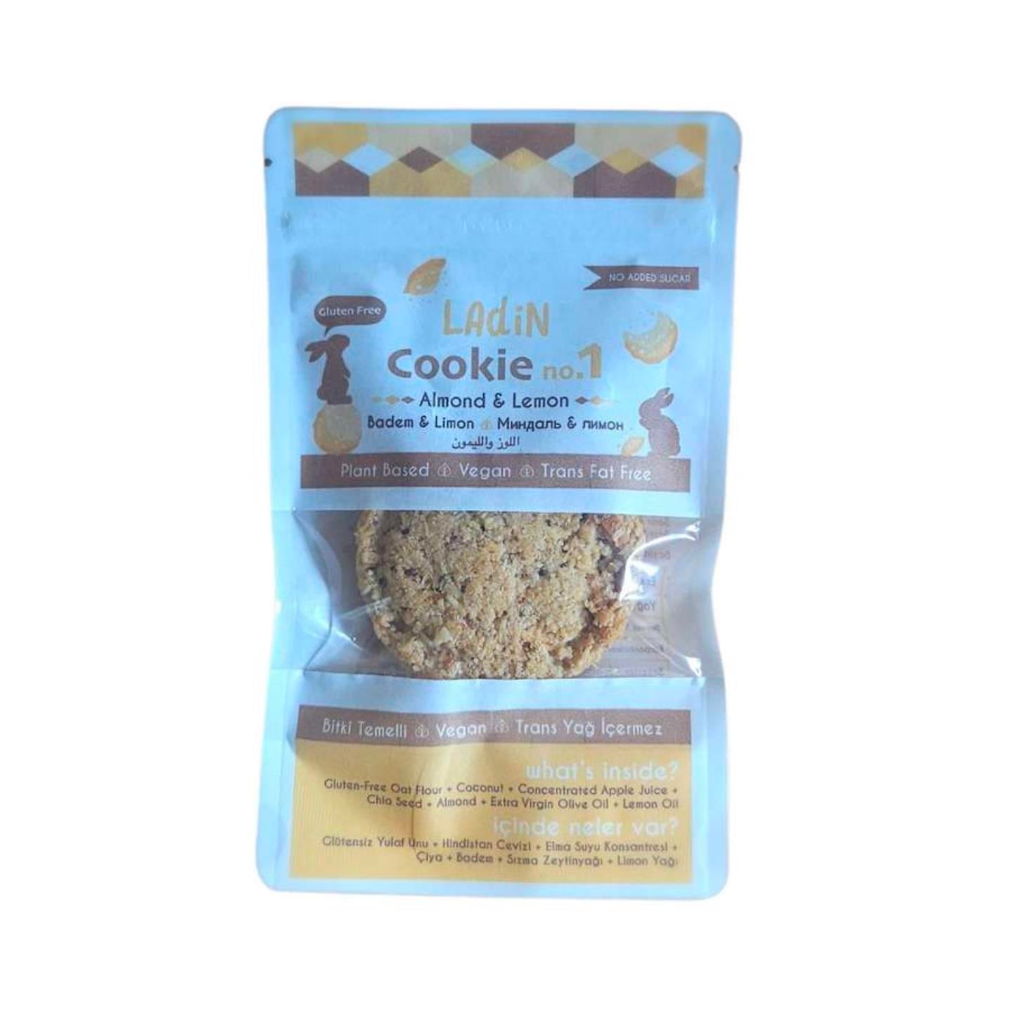 Ladin Organics Cookie No 1 - Badem ve Limon 50gr