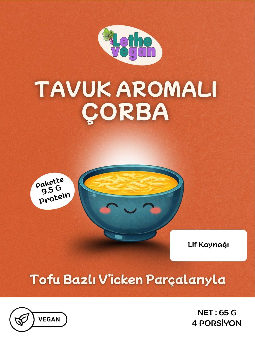 Lethe Vegan Tavuk Aromalı Çorba 65gr