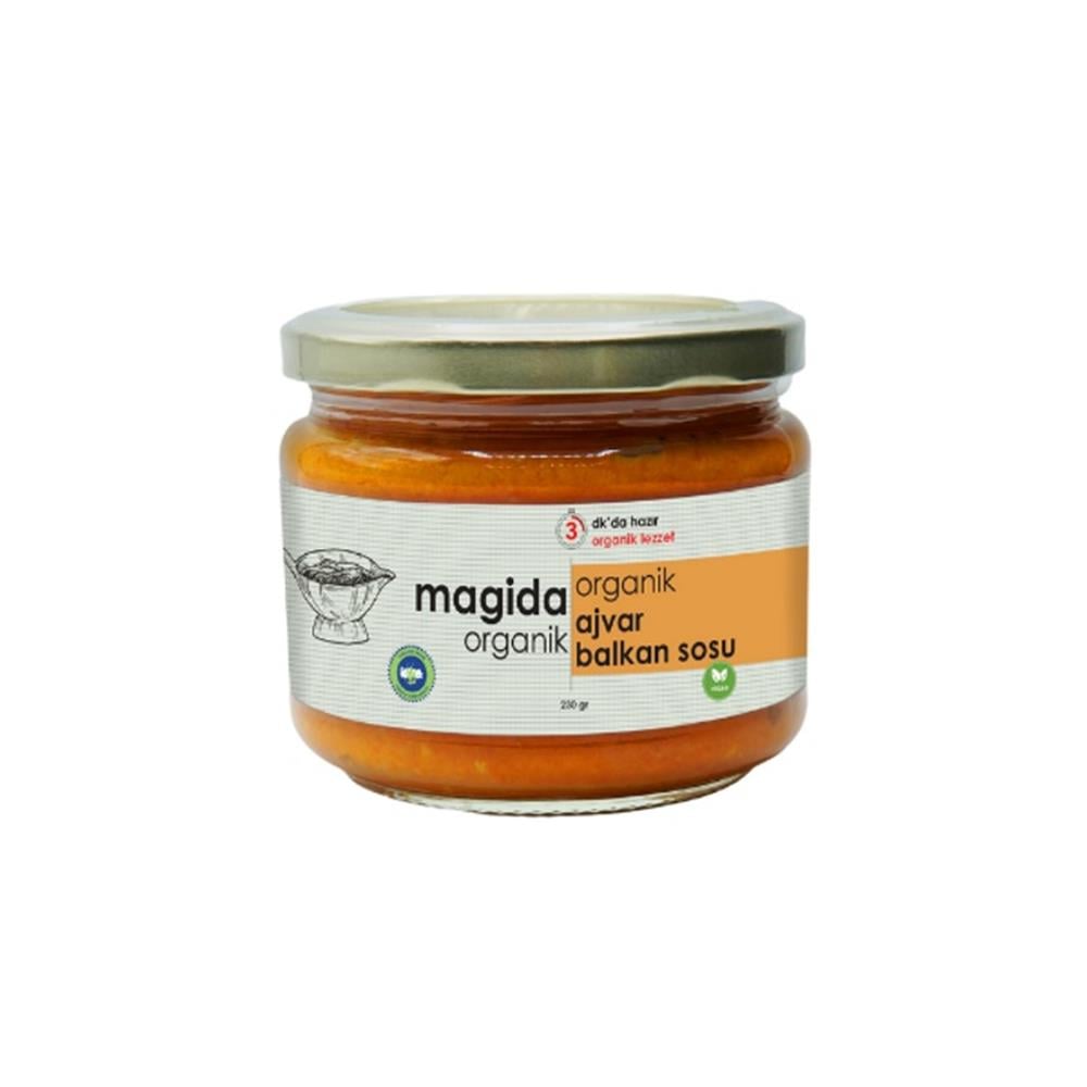 Magida Organik Ajvar Balkan Sos 230gr