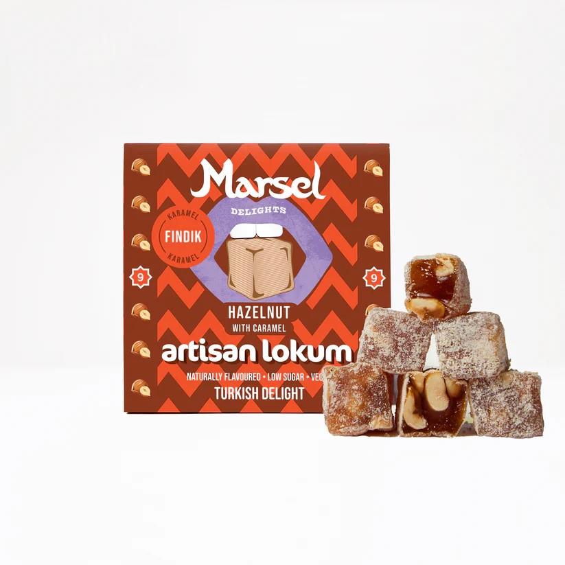 Glutensiz Fındık ve Karamelli Lokum 95gr