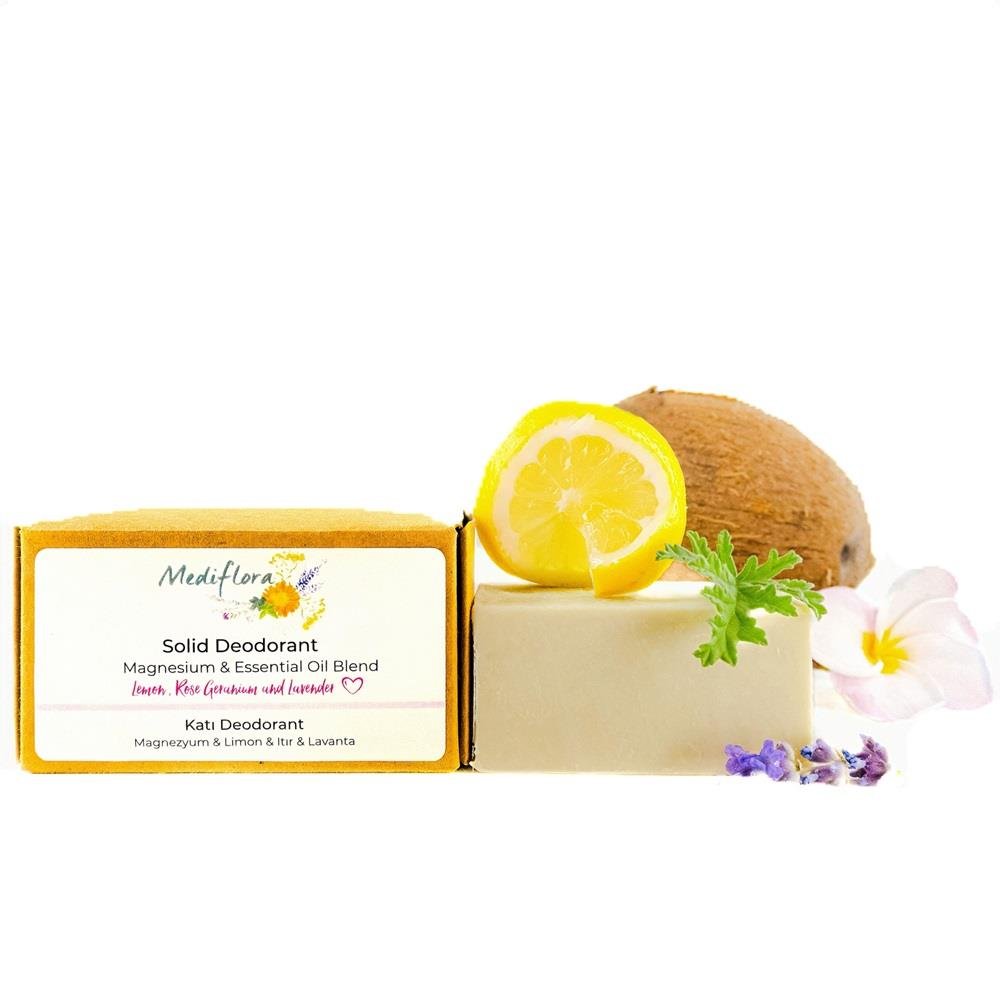 Katı Deodorant Magnezyum Itır Lavanta Limon