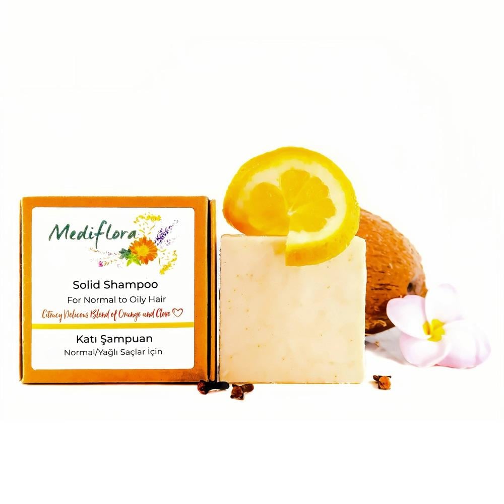 Normal ve Yağlı Saçlar İçin Katı Şampuan