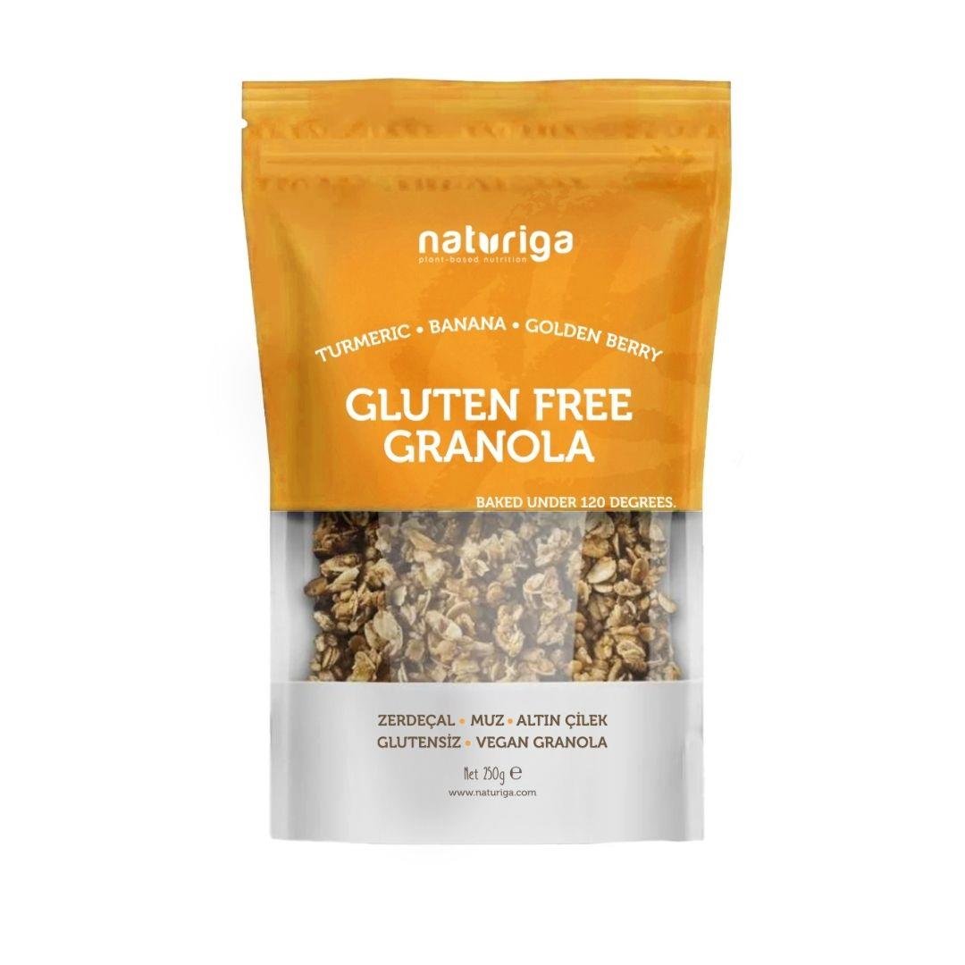 Glutensiz Zerdeçal Altın Çilek Granola 250gr