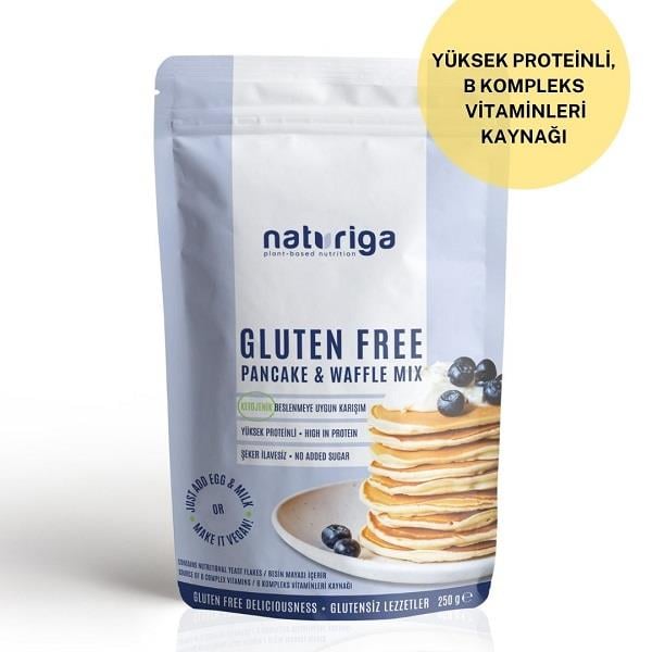 Naturiga Ketojenik Pancake ve Waffle Mix 250gr
