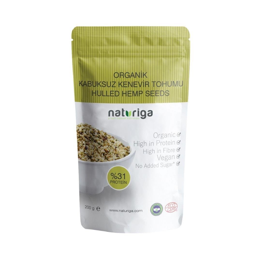 Naturiga Organik Kenevir Tohumu 200gr