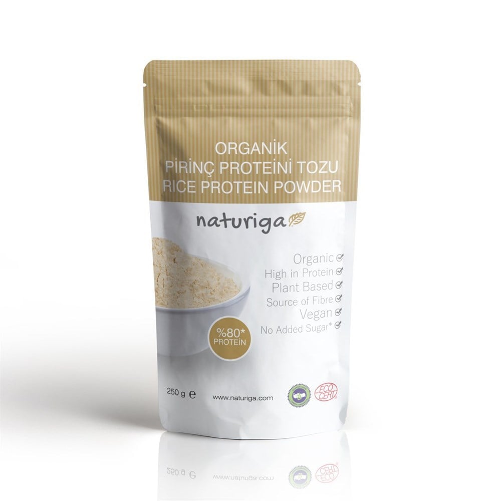 Naturiga Organik Pirinç Proteini Tozu 250gr