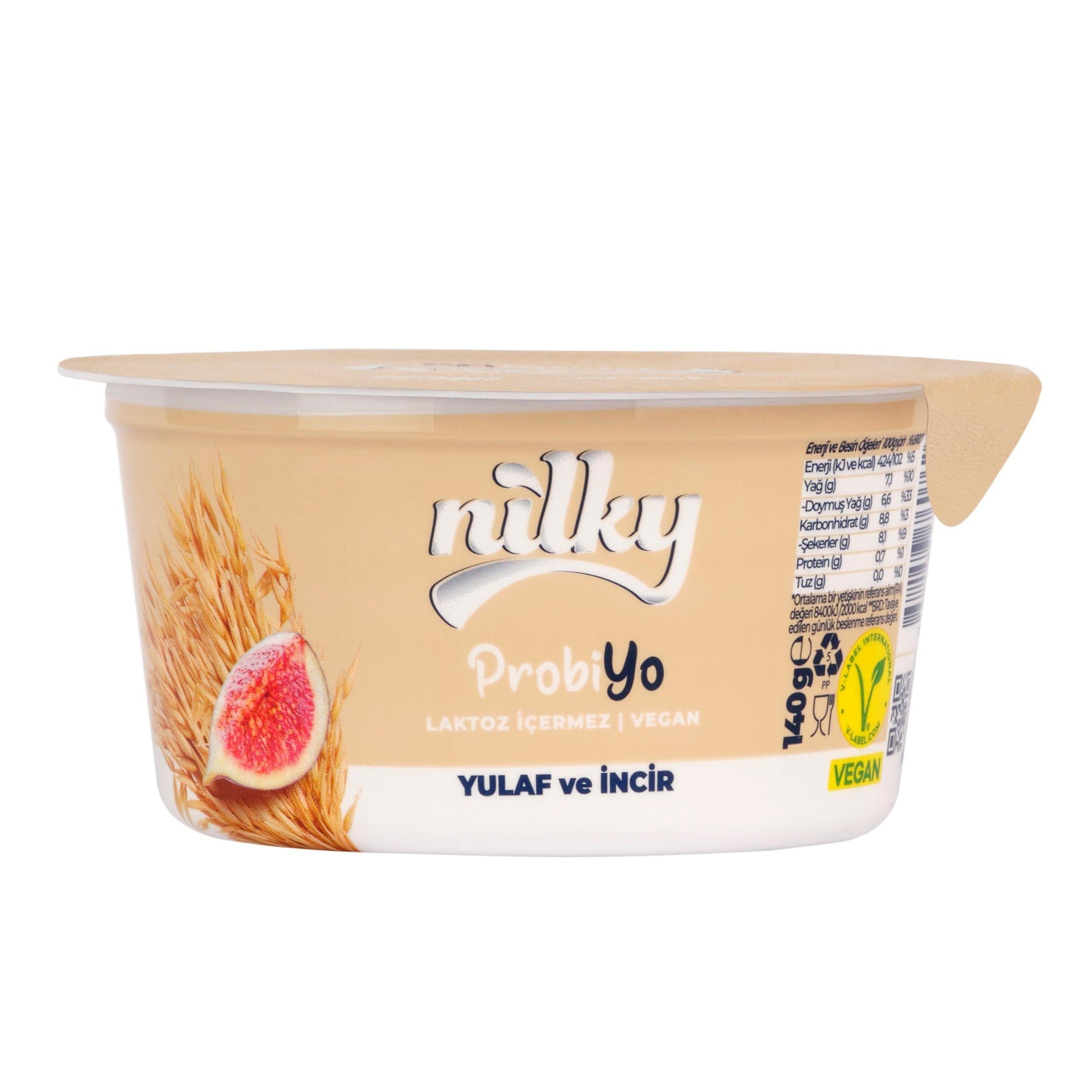 Nilky Probiyo Meyveli Hindistan Cevizi Yoğurdu 140gr - Yulaf ve İncir