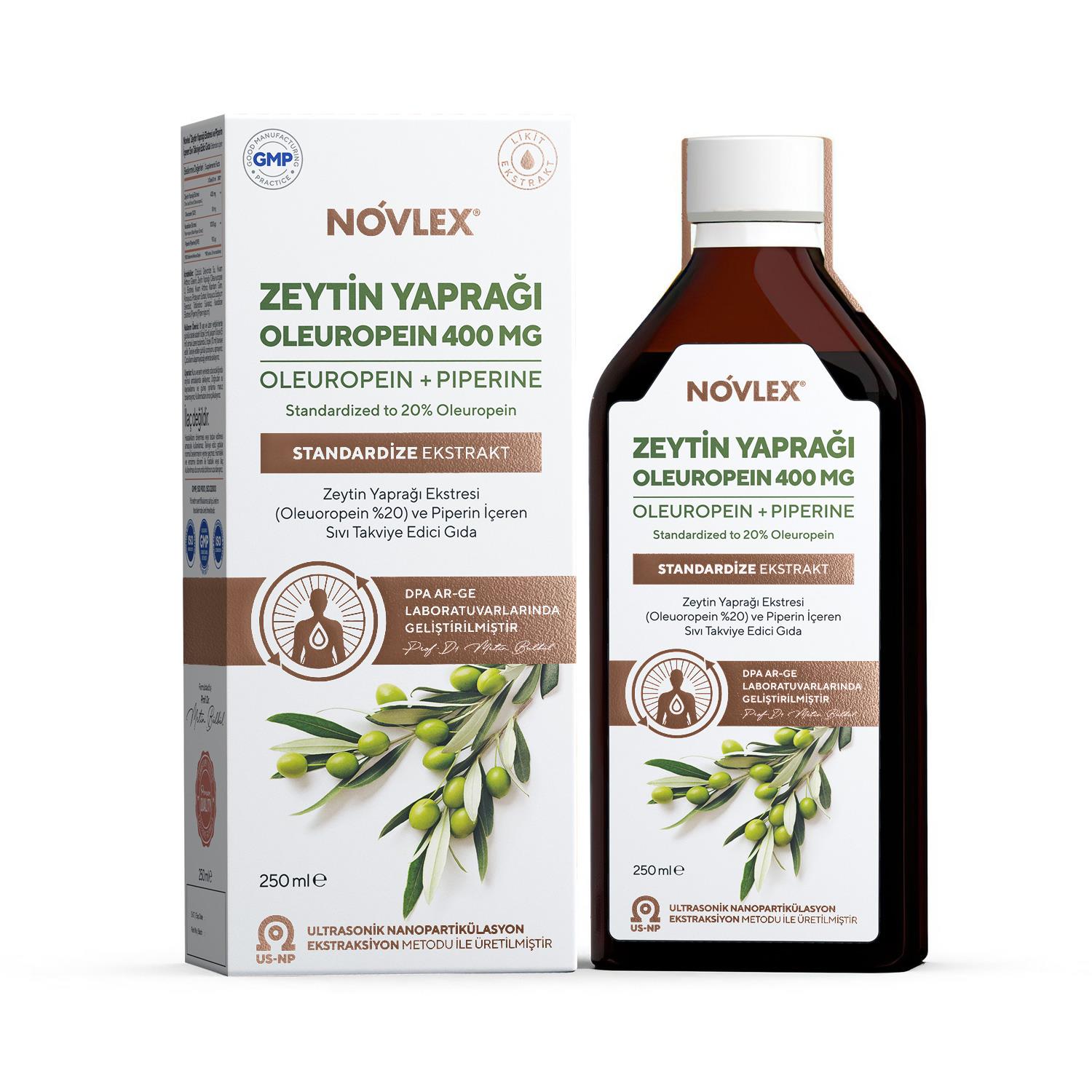 Novlex Zeytin Yaprağı Ekstresi (%20) 250ml