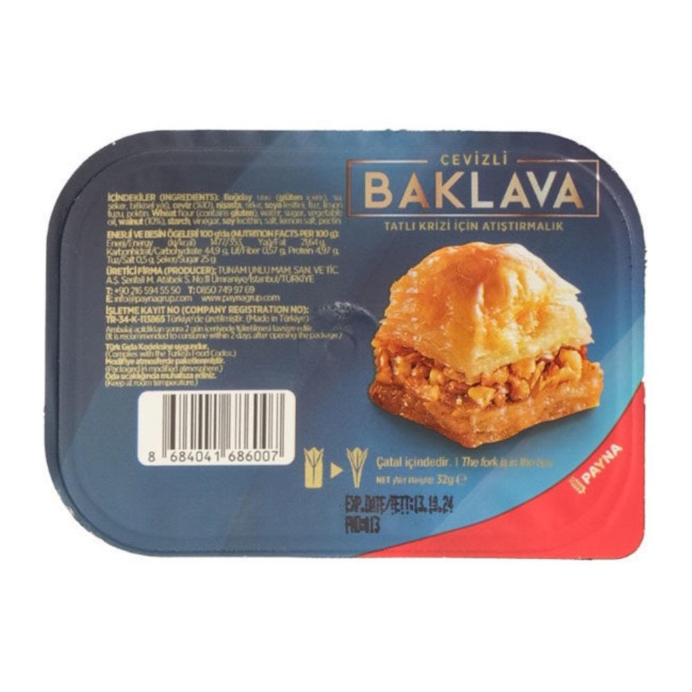 Cevizli Vegan Baklava 32gr - 1 Dilim