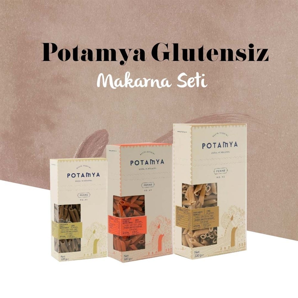 Potamya Glutensiz Makarna Seti