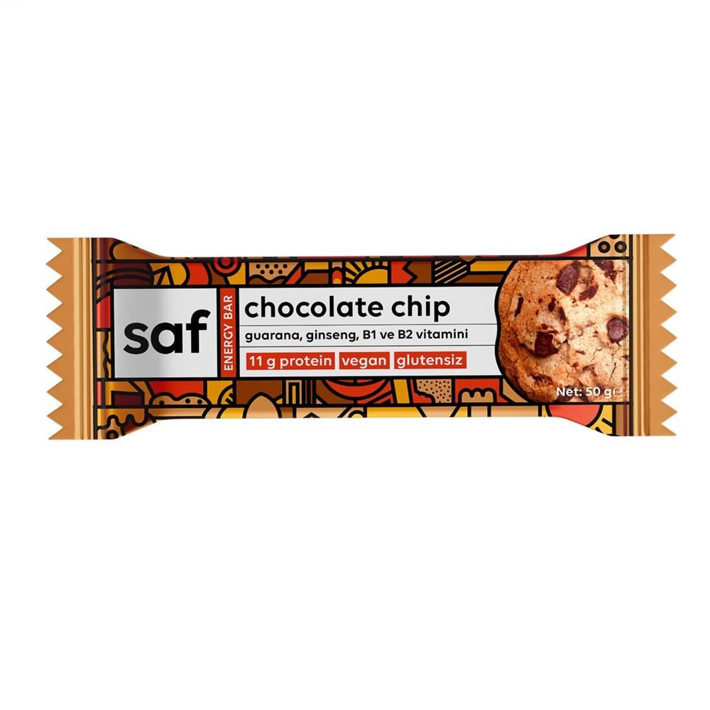Saf Chocolate Chip Energy Bar 50gr