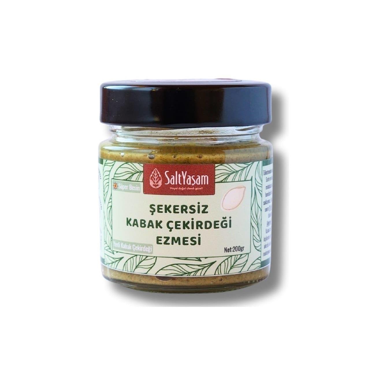 SaltYaşam Şekersiz %100 Kabak Çekirdeği Ezmesi