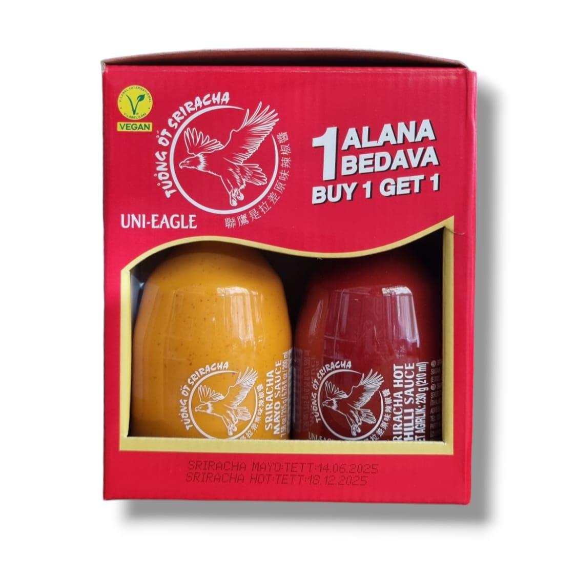 Sriracha Acı Biber Sosu ve Sriracha Mayo 2'li Paket