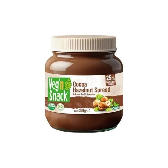 Veg'n Snack Fındıklı Kakao Kreması 330gr