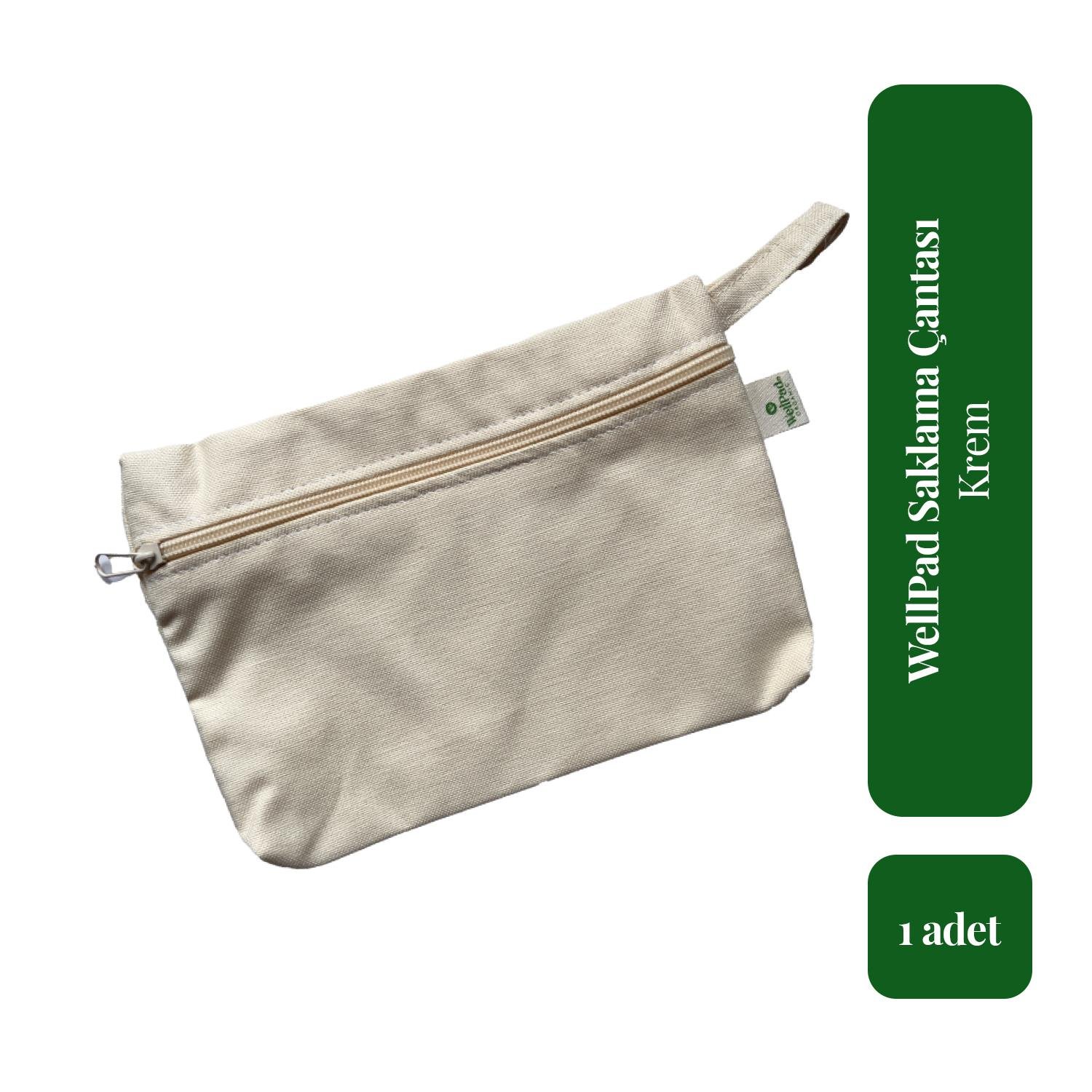 WellPad Organic Su ve Koku Geçirmez Çanta - Krem