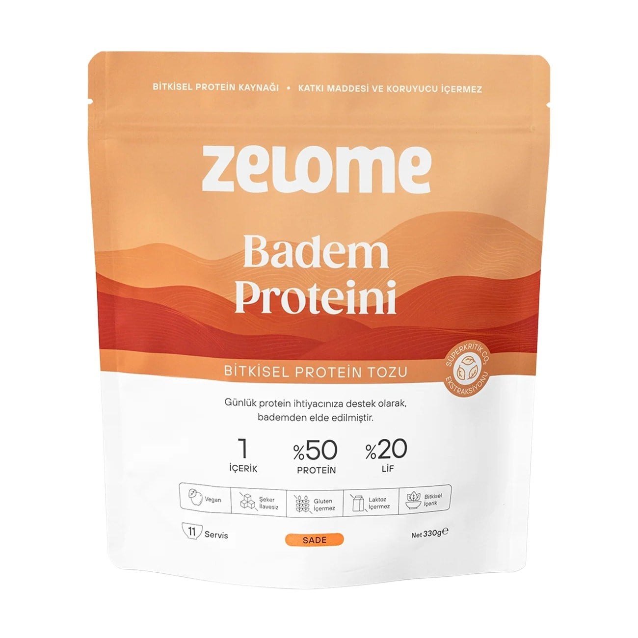 Zelome Badem Proteini Tozu 300gr