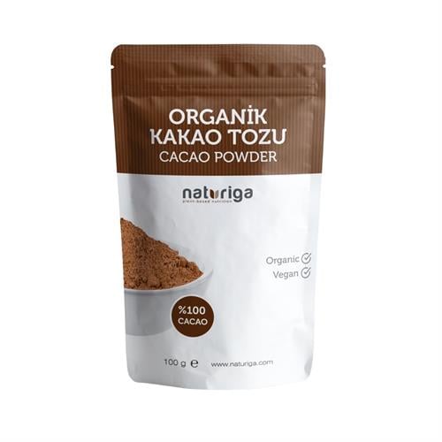 Naturiga Organik Kakao Tozu 100gr | Vegan Bakkal