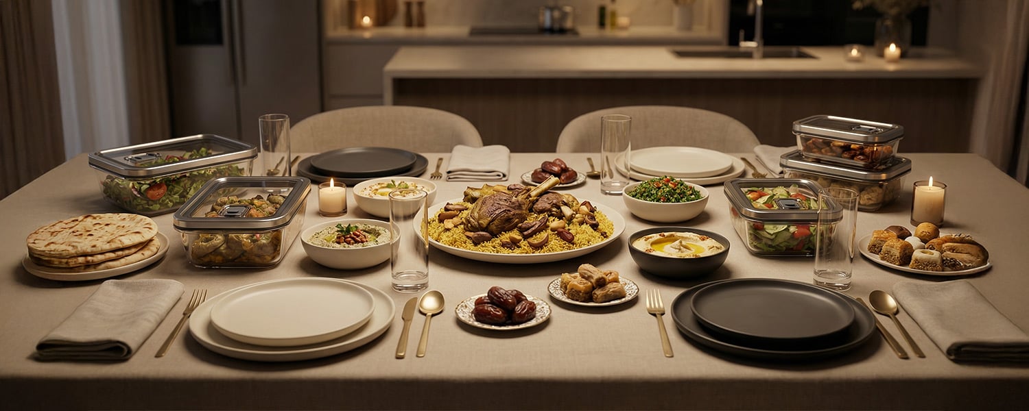 Minimal ve Rafine Bir İftar Masası