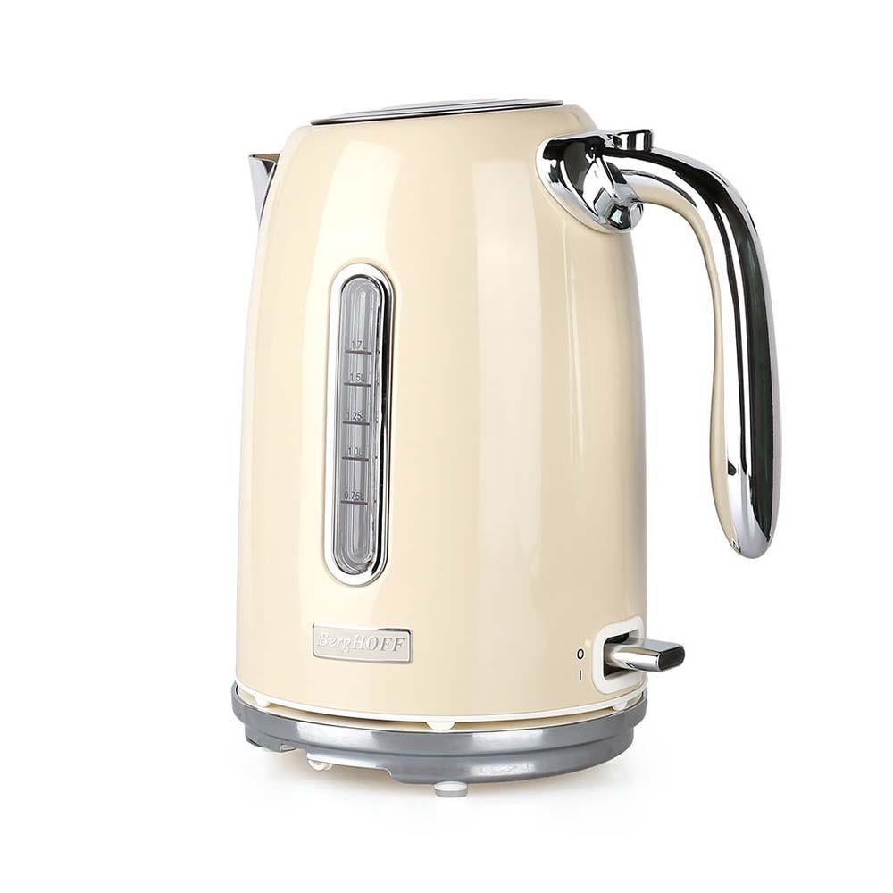 Berghoff Gem Retro Kettle Yan Göstergeli 1,7 L Vanilya KremBerghoff