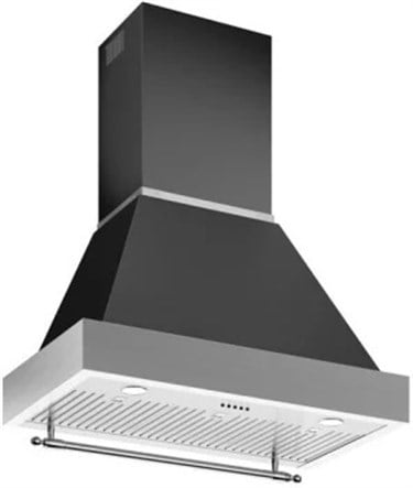 Bertazzoni KC36HERTNE 90 cm Duvar Davlumbazı İçin Mat Siyah KanopiBertazzoni